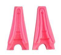 Molde de fundición de silicona de París para la, molde de fondant de chocolate 3D para pasteles, moldes de resina epoxi para pasteles, artesanía reutilizable de silicona de la
