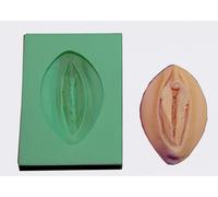 Molde de fundición de silicona para vulva y vagina Sina pequeña