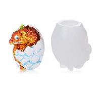 Molde de fundición hecho a mano con forma de huevo de dragón y animales, llavero de resina epoxi, huevo de dragón, molde de resina epoxi
