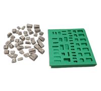 Molde de fundición Molde de silicona Arcos de puerta/ventana para belenes Set 3