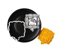 Molde de galletas de Halloween Estilos japoneses Forma de espectro para decoraciones para hornear Moldes de chocolate y herramientas de artesanía de azúcar Gadgets de cocina de Halloween