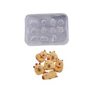 Molde de galletas pequeño en miniatura para casa de muñecas, pastelería, pastel, pan, bricolaje, arcilla, comida, juego, molde de silicona para bricolaje entusiasta
