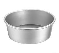 Molde de gasa para molde con parte inferior extraíble hecho de aleación de aluminio resistente para aplicaciones de 6, 7, 8 pulgadas para una distribución uniforme del calor (6 pulgadas)