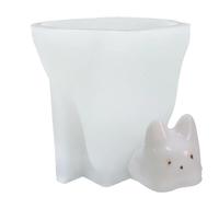 Molde de gato para gelatina, molde de silicona para tartas, moldes de gelatina, molde de postre, molde de mousse, de silicona para bricolaje, herramientas de repostería