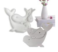 Molde de genérico de Silicona Resina | Molde epoxi de Ballenas para Fondant, Chocolate decoración | Herramienta Flexible para proyectos artesanales Cocina casa creación de Ornamentos