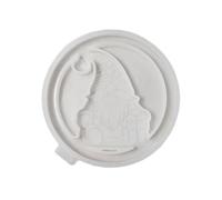 Molde de gnomos de silicona, acento de anciano de silicona Flexible para creación colgante hecha a mano, decoración navideña