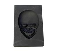 Molde de grafito 3D para lingotes de calavera, fabricación de joyas para fundición y refinación