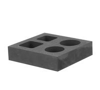 Molde De Grafito De 4 Agujeros Para Fundir Metales Molde De Grafito Para Metal Refinado