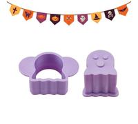 Molde de Halloween para Cake | Antiadherente temático Halloween | Juego de Cortadores de Galletas para Hornear | para Hogar, Escuela, Celebraciones, Bocadillos, Postres, Manualidades, Chocolate y much