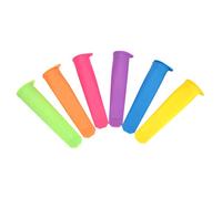 Molde de helado de silicona reutilizable, molde de bloqueo de hielo DIY con tapa, a prueba de fugas, respetuoso con el medio ambiente, para niños y adultos, postres caseros, verde claro, azul, rosa