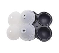 Molde de hielo | Bandeja de silicona antideslizante reutilizable - de silicona para bolas de hielo | para Whiskey, Bourbon, cerveza, café, agua, zumos, bebidas, casa,