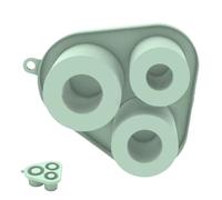 Molde de hielo cilíndrico,Cubo de hielo hueco - Moldes de hielo de calidad alimentaria para cócteles, moldes y bandejas para cubitos de hielo, moldes de hielo reutilizables de silicona para bebidas