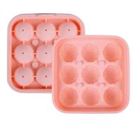 Molde De Hielo De Fútbol | Moldes De Caramelo Con Diseño De Fútbol De 9 Cavidades - Bandeja de Hielo Flexible | para Hogar Cocina Bar Verano Partido Reunión Familiar Enfriar Whisky
