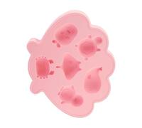 Molde de hielo de silicona con formas de animales, fácil liberación para bebidas y fiestas, bloque de congelación de mar, máquina de criaturas marinas, cubos, bandeja de liberación de peces, bandeja