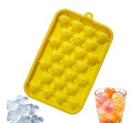 Molde De Hielo De Whisky En Forma De Corazón - Molde De Bolas De Hielo De Silicona 20.5 X 12.5 X 2.5 Cm, Reutilizable | Extracción Fácil Estructura Flexible Diseño Fabricación Fon