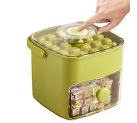 Molde de hielo en forma de cubo, contenedor con asa para enfriar, herramienta portátil de gran capacidad para hacer hielo para reuniones, picnic, camping, cocina, fiesta
