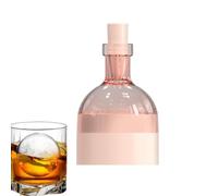 Molde de hielo esférico,Fabricador de Hielo en Forma de Botella de Vino - Bandeja De Silicona Para Bolas De Hielo,Para Cócteles Café Zumos Bebidas Cocina Hogar Congelador y Frigorífico