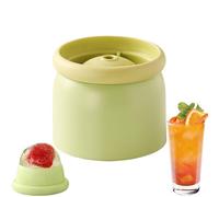 Molde De Hielo Esférico: Silicona De Fusión Ultralenta De 6 Cavidades, Capacidad De Enfriamiento Mejorada | Máquina De Hielo Grande De Alta Claridad | Bandeja A Prueba De Olores Para Whisky, C