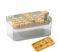 Molde De Hielo Grande | Molde Grande para Hielo de Whisky 6 Cavidades con Tapa y Caja,Utensilios De Cocina De Fácil Extracción Para Bebidas Champagne Whisky | Verano Picnic Camping Cócteles Cha