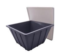 Molde de hielo para baño frío, molde de silicona para hielo de bañera fría, enfriador de agua con tapa, bandeja grande, playa, baño, picnic, camping