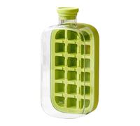 Molde de hielo para botella de agua, botella de molde de hielo, bandeja de molde de hielo para congelador 800 ml, Herramientas de fabricación de bebidas heladas 2 en 1 lavables para jugo de vino