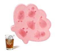 Molde de Hielo para Café | Molde de silicona con formas de criaturas marinas - Bandeja de hielo de animales mini - Para Cocina, Barbacoas, de Verano, Reuniones Familiares, Whisky,