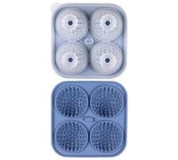 Molde de hielo para pelota de golf, bandeja de golf, silicona de golf, molde de hielo para whisky, bandeja de formas de golf, máquina de hielo de whisky de silicona, moldes redondos creativos