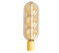 Molde de hockey sobre hielo para hervidor de agua, 2 en 1, fácil de desmoldar con paja, molde de hielo para congelador, para whisky cóctel, café, bebida, bar, de picnic, camping en casa