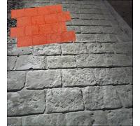 Molde de hormigón impreso imitacion Adoquín - 64x41 cm - Moldes Hormigon Impreso (FLEXIBLE) (Para Paredes y terminaciones)