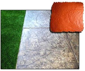 Molde de hormigón impreso imitacion Manta imitacion Textura Desierto Atacama - Moldes Hormigon Impreso Tematización (90 x 90 cm Aprox)