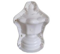 Molde de hormigón para estatua, moldes de cemento de plástico para bricolaje, moldes de estatua decorativos de hormigón para valla de pasamanos de jardín, estilo 1, 12, 6x6, 7 pulgadas