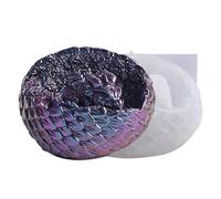 Molde de huevo de dragón | Broad Application Clear Textura Silicona Dragon Egei Forma de vela, fácil desparación fácil limpieza decorativa - Fabricación de suministros para, velas, chocolates