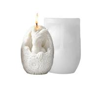 Molde De Huevo Dinosaurio - Artesanía Dragón Arcilla Resina Hecha A Mano | Moldes de Velas Realistas | Para Jabón, Chocolate, Yeso, Cumpleaños, Oficinas, Habitación,