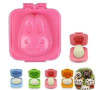 Molde de huevo hervido, molde de huevo de arroz duro, molde de huevo de dibujos animados 3D, coche de corazón, conejo, moldeador Bento, molde de arroz para sushi, molde de huevo hervido, accesorios