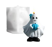 Molde de jabón de Halloween, Spooky Resin Silicona Molds Candle Making, Pumpkin Ghost Home Decor Craft Supplies For Epoxy Wax Plaster Desk Decor Party Decorations Holiday Kids Adults