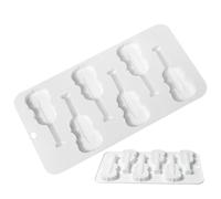 Molde de jabón de violín | Molde de silicona para instrumentos musicales con 6 cavidades | Molde de jabón para decoración de tartas y cupcakes