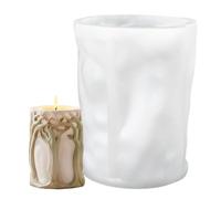 Molde de Jesús - Molde de silicona cristiana | Forma religiosa para velas, resina, yeso, chocolate, fondant | Molde de decoración navideña para hornear, hacer jabón, proyectos de manualidades