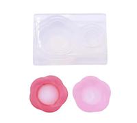 Molde de joyería con forma de flor pequeña, textura de silicona, adecuado para proyectos de arte y exhibiciones de estantes, moldes de manualidades