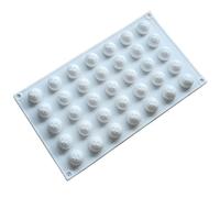 Molde de la esfera, 0.9 Dia..Moldes de chocolate de 35 agujeros, moldes de silicona flexibles sin palos para pasteles, pan, mousse, gelatina, molde de jabones