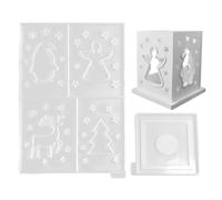 Molde de linterna genérico para resina - Molde artesanal decorativo de moldeo de linterna de silicona | Decoración para el hogar DIY para yeso de cemento en resina epoxi, crea Orn