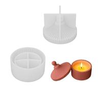 Molde de llama de elastómero redondo para terapia de esencia artesanal, luces de cera, herramienta de manualidades verde reciclable, elastómero forrado creativamente