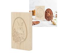 Molde De Madera Para Galletas, Molde Para Pastel De Luna, Juego De Moldes Para Pasteles, Molde Para Pasteles, Cortador De Galletas Con Sello De Prensa Tallado Para Cocina Casera(Conejo)