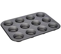 Molde de magdalenas para horno 12 cavidades antiadherente, Bandeja para hornear muffins, Fuente para hornear cupcakes, 38,5x26,5x3cm,Dr Oetker, 1ud.