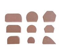 Molde de mango de mosquito - 9 piezas Moldes de madera talla | Manija de taza Streamlined Herramientas para hacer - Varias para la escultura Modelado Arte Home Studio Aula Principiantes Adultos Niños