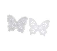 Molde de mariposa de silicona de grado alimenticio para bases artísticas de lámparas y fabricación de cajas, suministros de desmoldeo rápido en 20 minutos, joyería fácil de usar