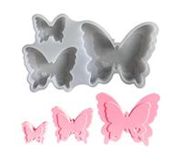 Molde de mariposa de silicona, molde de caramelos, 22 cm, 5,3 pulgadas/13,5 cm, molde de fundición de resina epoxi, broche colgante, llavero, herramienta de decoración para el hogar