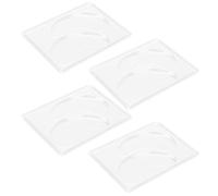 Molde de Máscara de Ojo de Bricolaje de 12 Pcs, Molde Reutilizable de la Máscara de Ojo, Máscaras Reutilizables de la Bandeja de Parche, para Hacer Máscaras para los Ojos