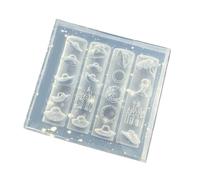 Molde De Máscara Silicona Transparente Con Cristales Para Fiestas Disfraces Y Diseños Uñas Molde Para Máscara Disfraz