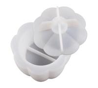 Molde de moldeo de jarrón - Formulario de tarro de vela, Herramienta de artesanía de resina, Shandy Chocolate Shaper, Maker de hormigón duradero | Molde para cacerolas de bricolaje con tapa