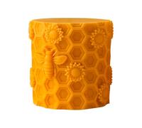 Molde de panal de abeja, cilindro de abeja, molde de cilindro de animales, molde de resina de abeja, moldes de silicona para decoración del hogar, molde de animales 3D, molde de fabricación de velas